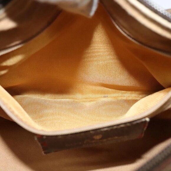 GUCCI GG Supreme Web Sherry Line Shoulder Bag PVC Beige 56 02 032 Auth BA2084 - Picture 14 of 16